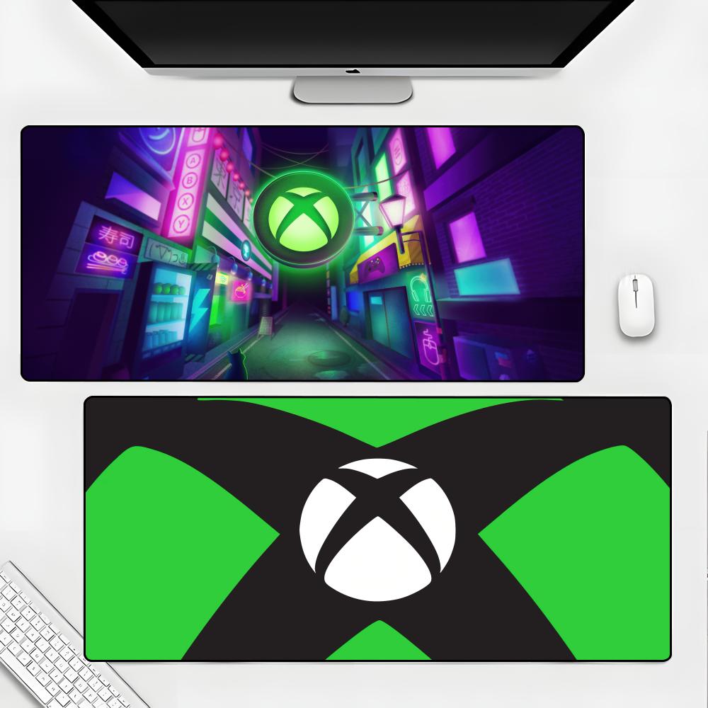 Xbox Laptop Accessories - X-XboxS LOGO แผ่นรองเมาส์แผ่นยางแล็ปท็อป Xxl แผ่นรองเมาส์โน้ตบุ๊คเกมเมอร์โต๊ะคอมพิวเตอร์อุปกรณ์เสริมสำหรับเล่นเกม
