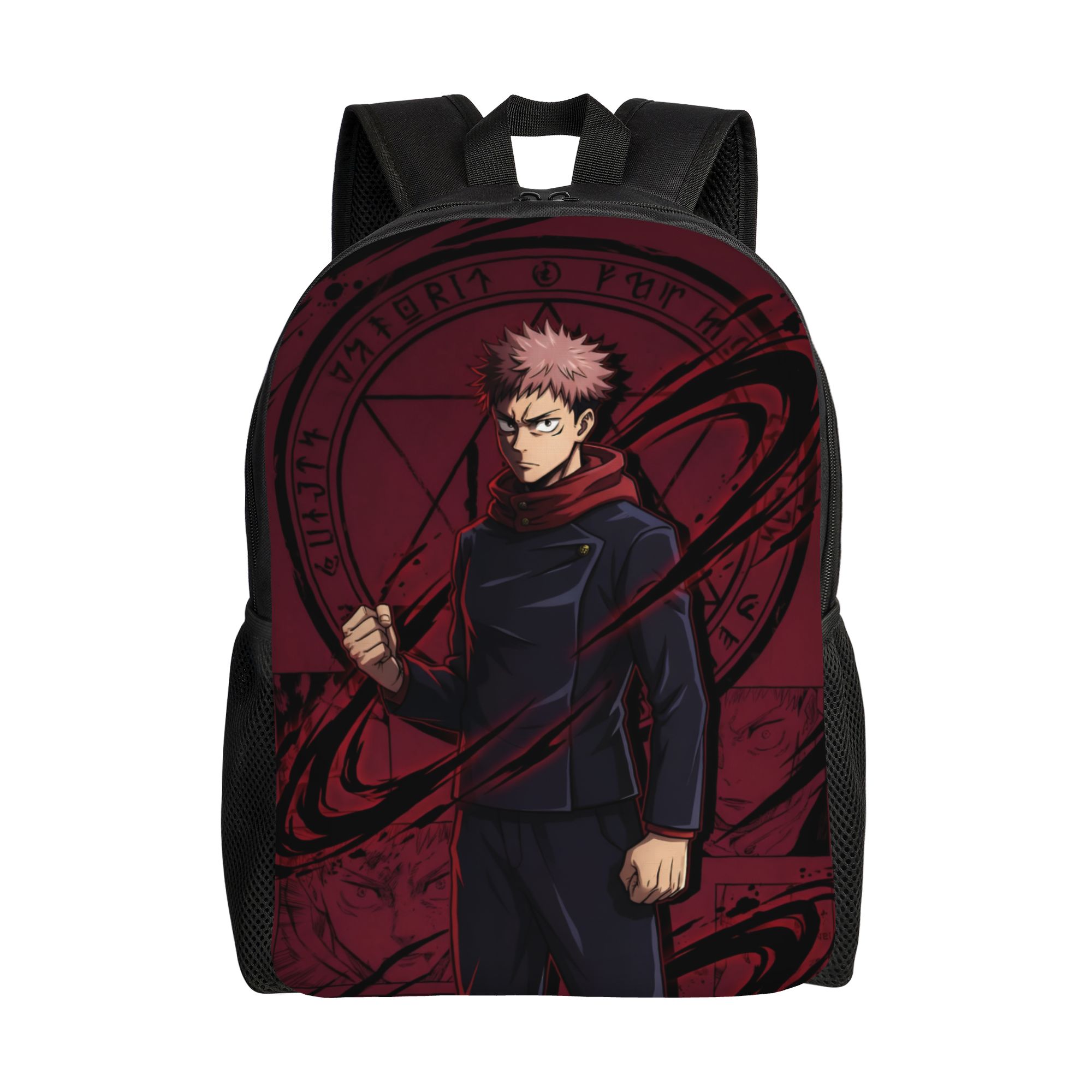 Laptop Accessories Bag For Men - 3D พิมพ์ J-Jujutsus K-Kaisens กระเป๋าเป้สะพายหลังเด็กชายหญิงการ์ตูนสุดเท่การ์ตูนมังงะกระเป๋าเดินทางโรงเรียนกระเป๋าเป้สะพายหลังผู้ชายกระเป๋าใส่หนังสือเหมาะกับแล็ปท็อปขนาด 15