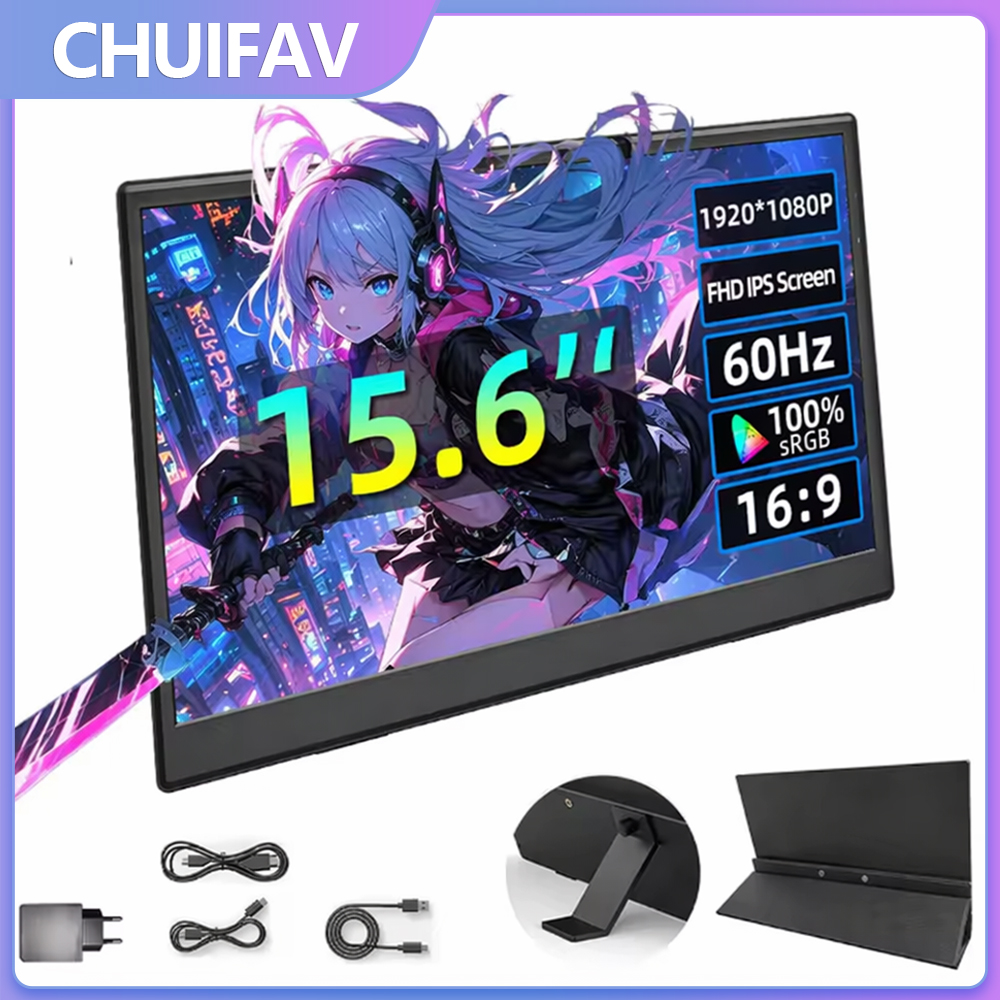 Xbox Laptop Accessories - CHUIFAV 15.6 นิ้วจอภาพแบบพกพาสำหรับโน๊ตบุ๊คแล็ปท็อปพีซี นินเทนโด สวิตช์ 2