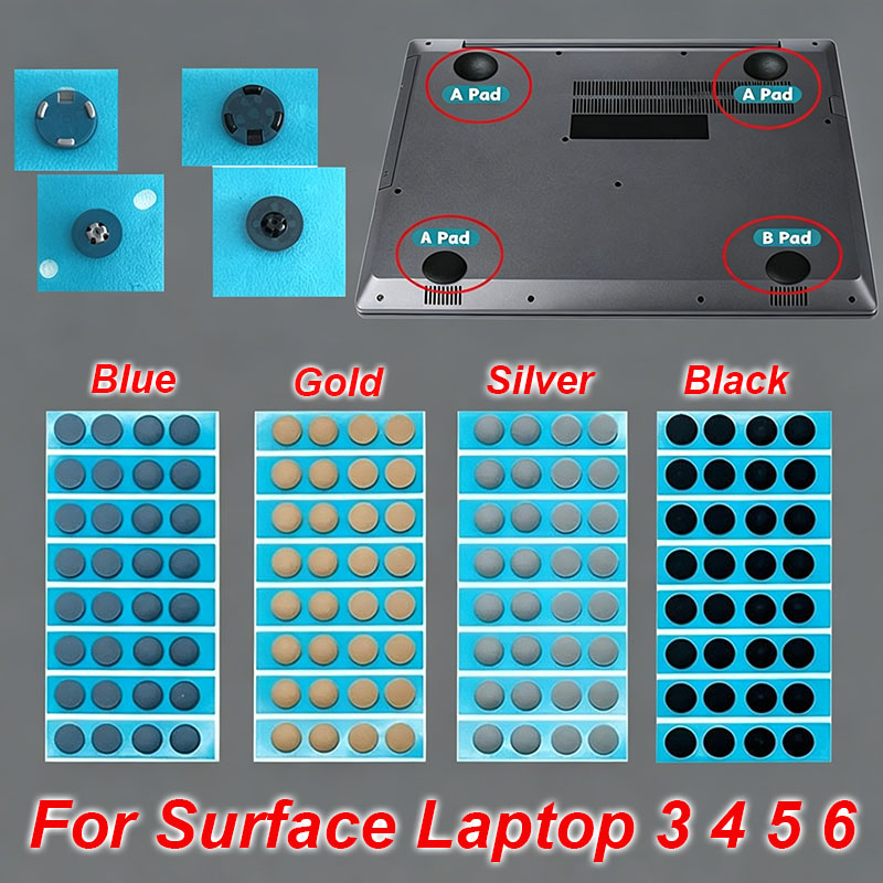 Xbox Laptop Accessories - ยางกันลื่นสำหรับแล็ปท็อป Surface 3 4 5 แผ่นรองฐานล่าง