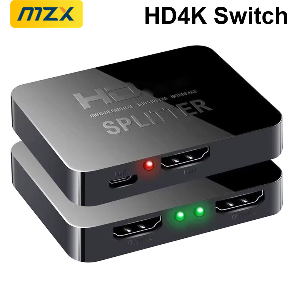 Xbox Laptop Accessories - MZX 4K HDTV สวิตช์ 1x2 ตัวแยกสัญญาณ