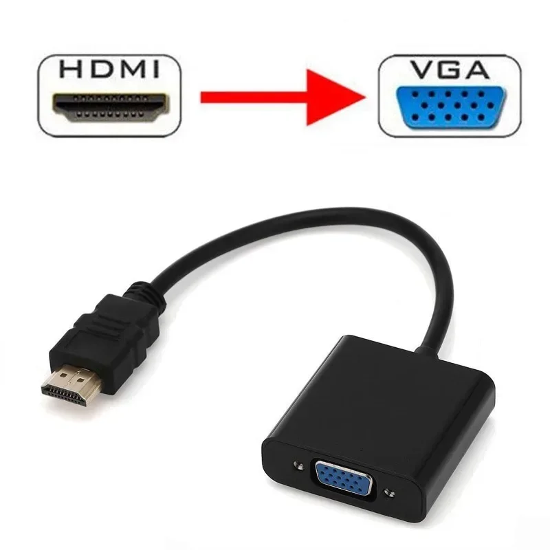 Xbox Laptop Accessories - HDMI เข้ากันได้กับอะแดปเตอร์ VGA Digital to Analog