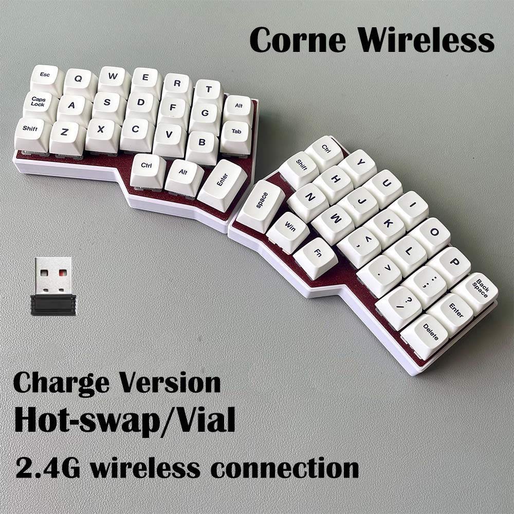 Laptop Accessories Uk - CORNE V4 2.4G Wireless Split Ergonomic