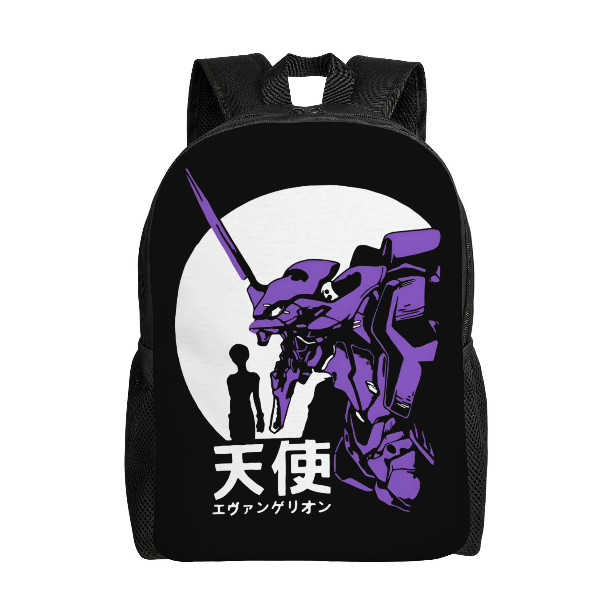 Laptop Accessories Bag For Men - 3D พิมพ์ E-Evangelions กระเป๋าเป้สะพายหลังสไตล์เมชาการ์ตูนการ์ตูนวิทยาลัยโรงเรียนกระเป๋าเดินทางผู้หญิงผู้ชายกระเป๋าหนังสือเหมาะกับแล็ปท็อปขนาด 15 นิ้ว