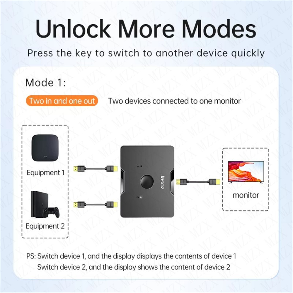 MZX 4K HDMI 2.0 สวิตช์แบบสองทิ - Xbox Laptop Accessories บทวิจารณ์และราคา