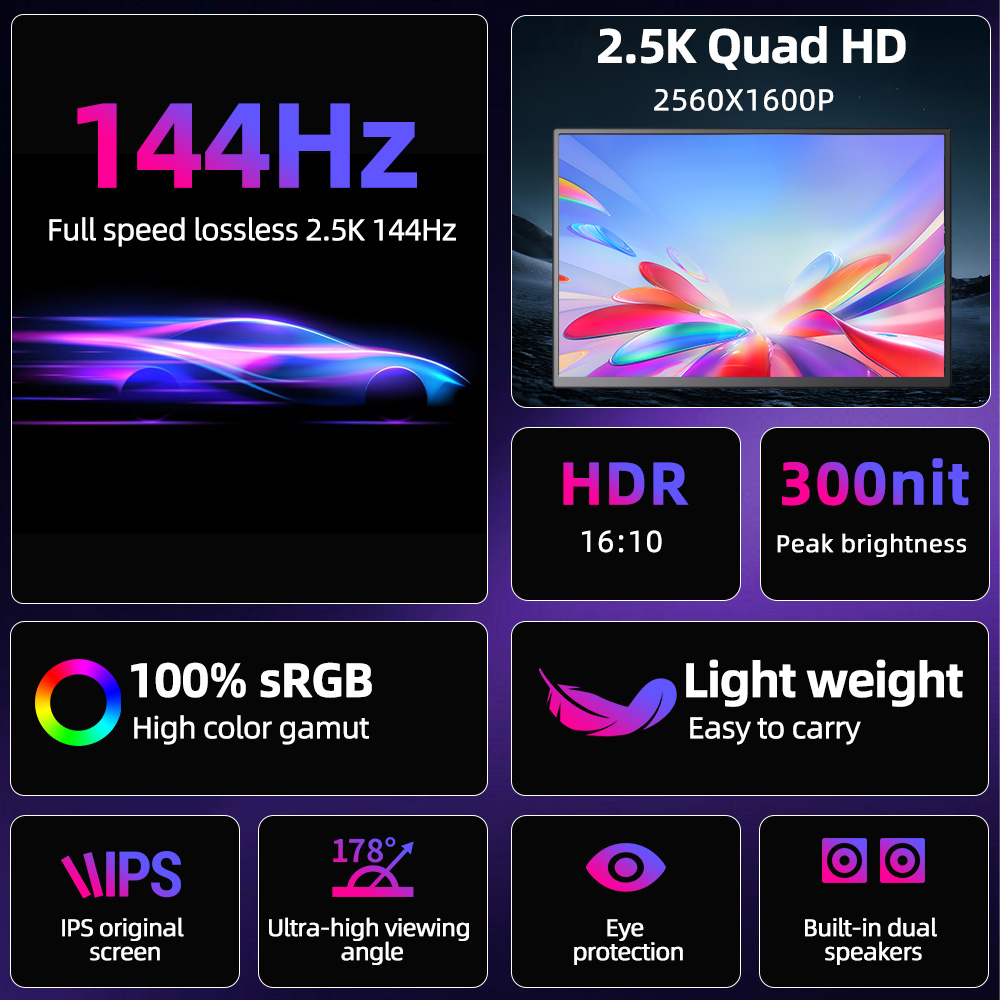 CHUIFAV 2560*1600 15.6 นิ้ว 2. - Xbox Laptop Accessories บทวิจารณ์และราคา