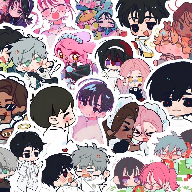 80 ชิ้น/เซ็ตการ์ตูนอะนิเมะเอเล - Laptop Accessories Cute บทวิจารณ์และราคา