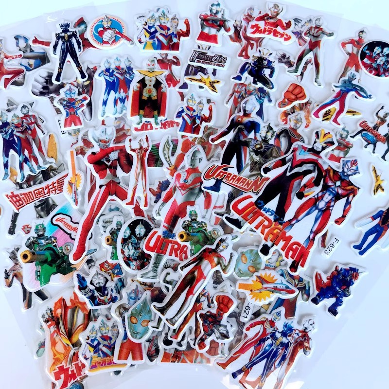 10pcs การ์ตูน Ultraman 3D สติก - Laptop Accessories For Protection บทวิจารณ์และราคา