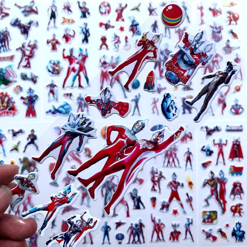 10pcs การ์ตูน Ultraman 3D สติก - Laptop Accessories For Protection บทวิจารณ์และราคา